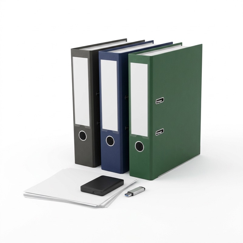 Ordner, Akten & Festplatten